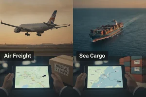 Real-World Tracking Scenarios: Air Freight vs. Sea Cargo Timelines
