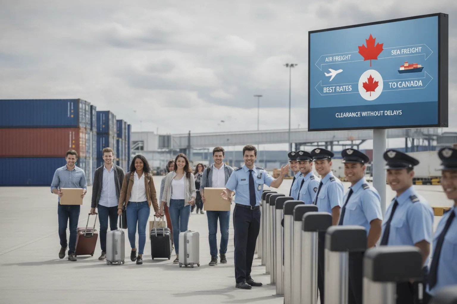 Canadian customs clearance steps for cargo shipments